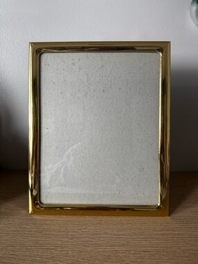 Gold Metal Photo Frame - Elegant Home Accent